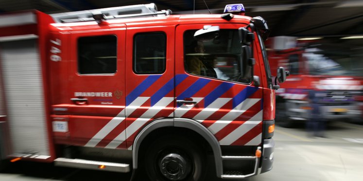 Foto: Gewonde bij accubrand in werkplaats