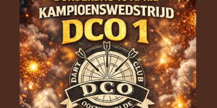 Foto: Kampioenswedstrijd DCO 1