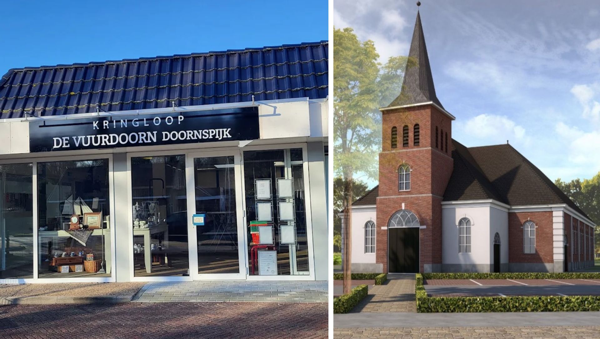 Foto: Kringloop Doornspijk moest verhuizen voor kerk aan Zuiderzeestraatweg: ‘Blijven was geen optie’
