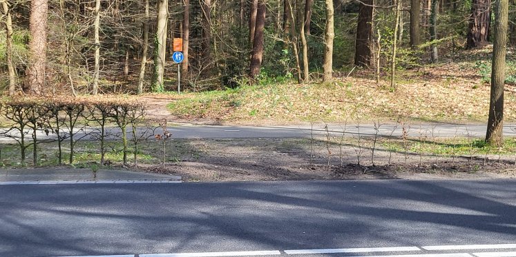 Foto: Snelle oplossing, nog snellere exit: hek aan de Elspeterweg is alweer verdwenen
