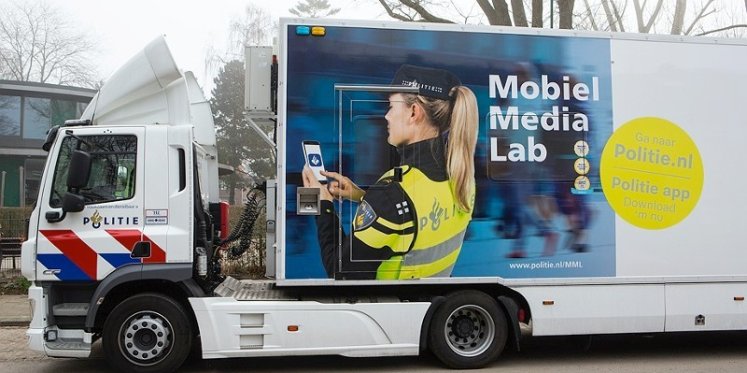 Foto: Mobiel Media Lab naar Wezep: leer alles over online veiligheid
