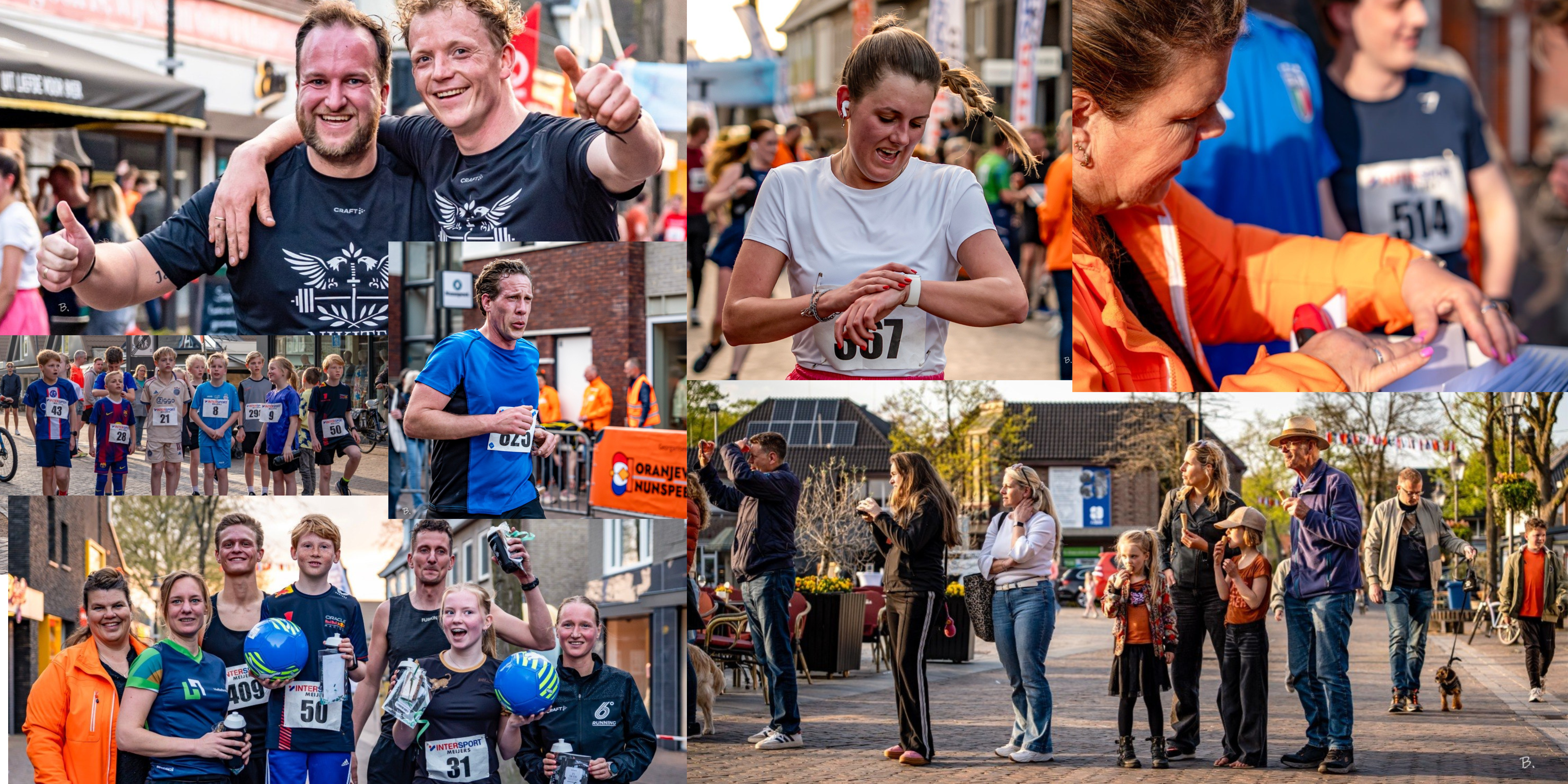 Foto: Oranjeloop Nunspeet trekt veel deelnemers onder ideale omstandigheden
