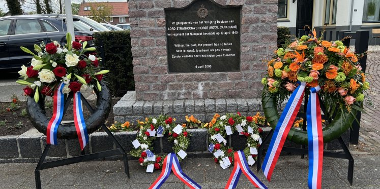 Foto: Nunspeet herdenkt bevrijding