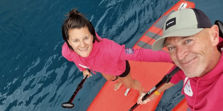 Foto: Harderwijkse Diane en Marnix stoppen met hun supschool: 'We hebben gewoon pech'