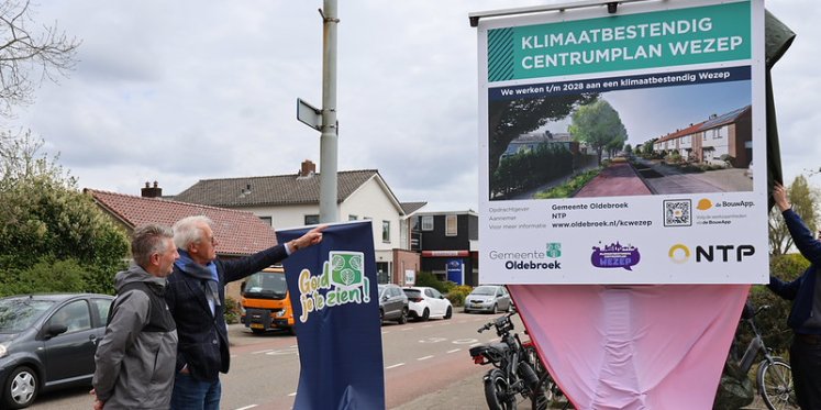 Foto: Start herinrichting centrumplan Wezep