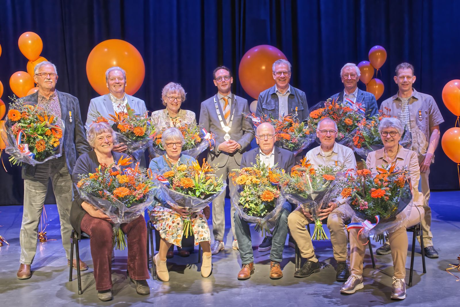 Foto: Elf inwoners onderscheiden tijdens Lintjesregen in Elburg