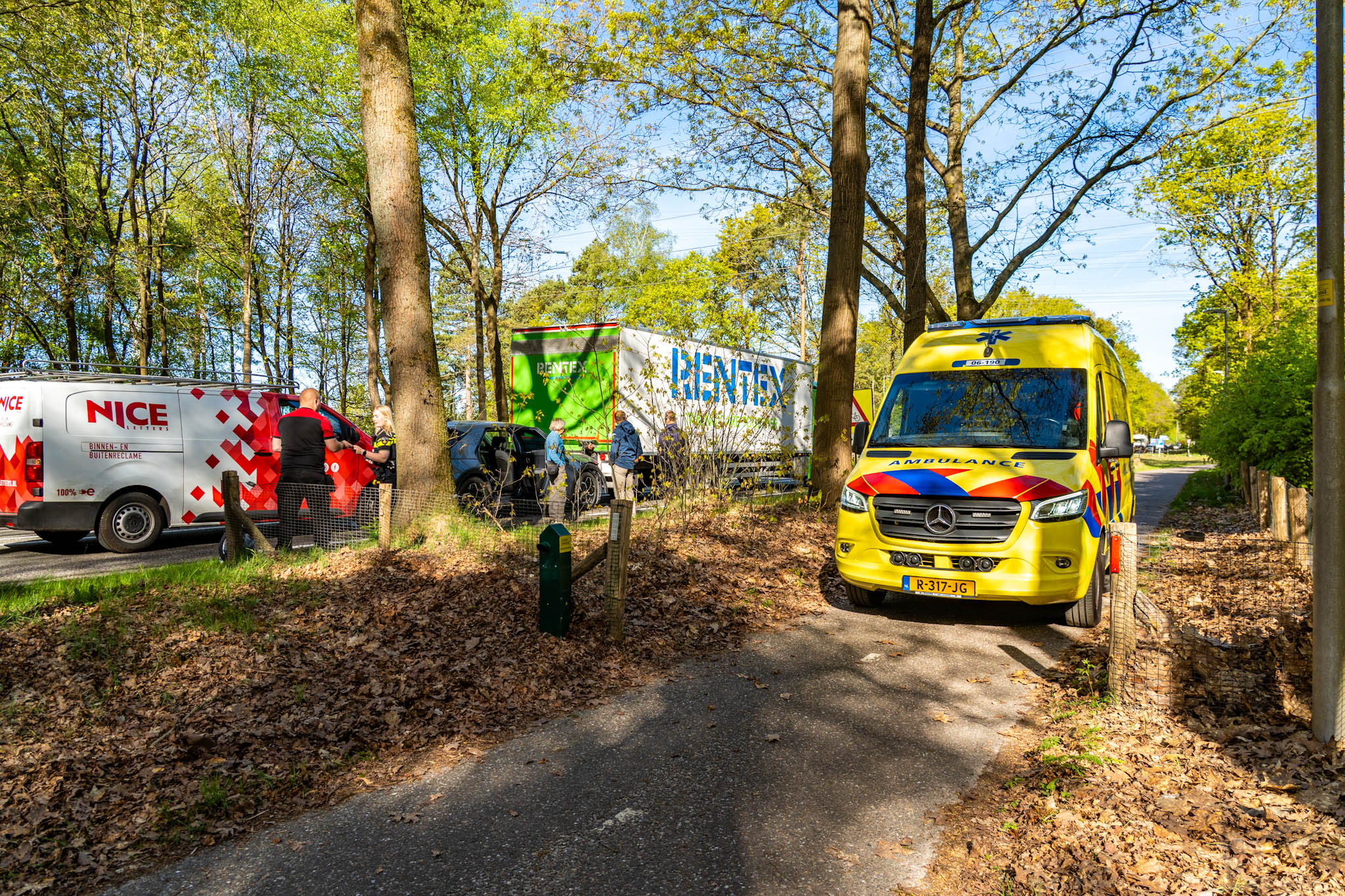 Foto: Kopstaartbotsing leidt tot schade en vertraging