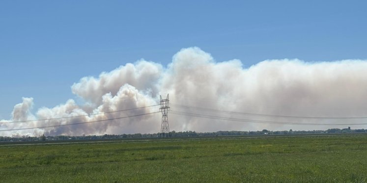 Foto: Sociaal & Duurzaam Oldebroek stelt vragen Naar aanleiding van grote brand ASK 't Harde