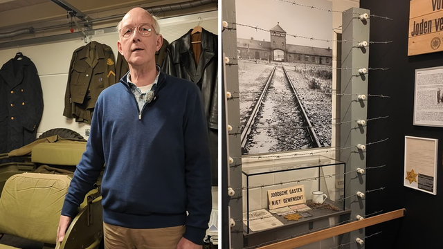Foto: Beerd (70) bewaart oorlogsgeschiedenis in garagebox achter zijn woning