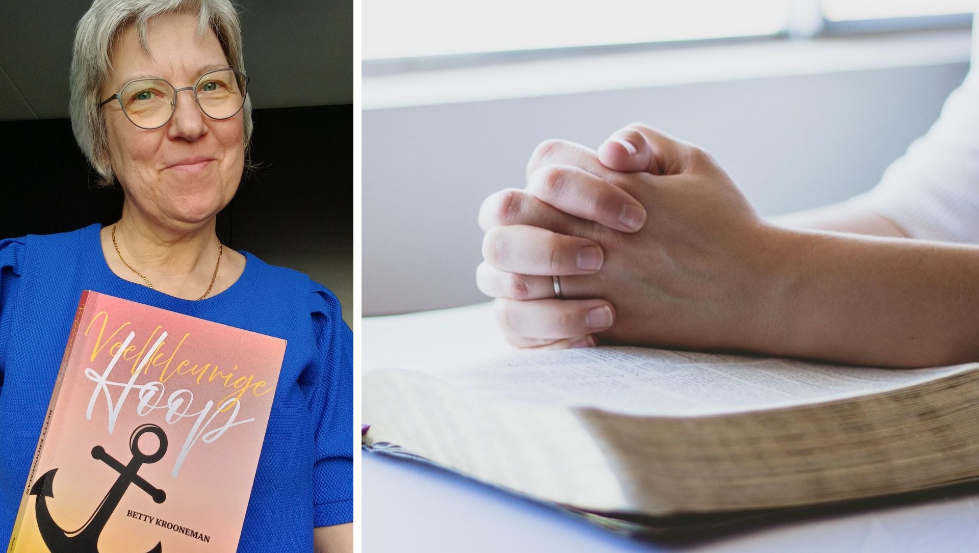 Foto: Een bed in de woonkamer, hulp bij alles: toch schreef Betty (61) een hoopvol boek