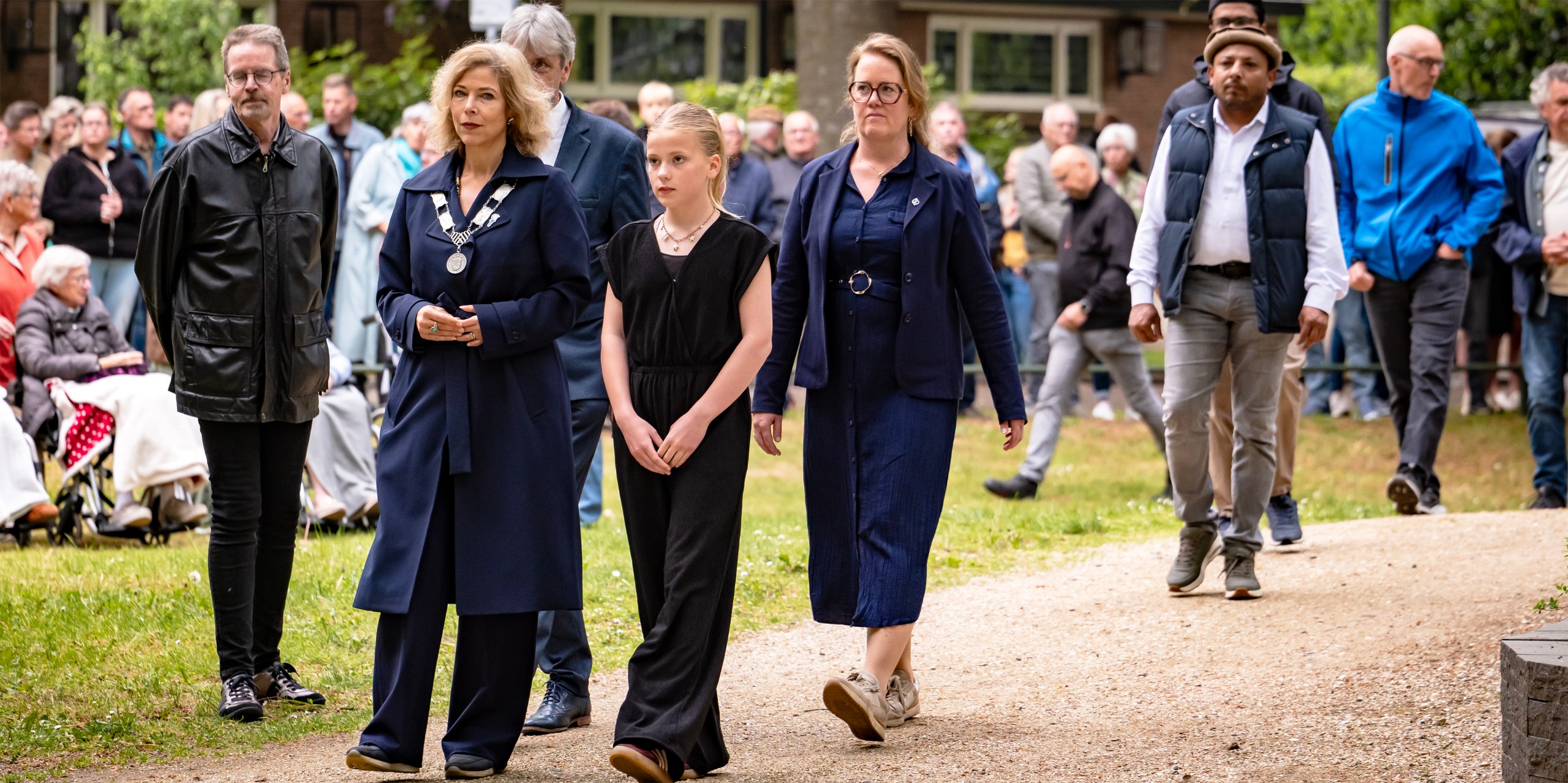 Foto: 'Vrede is een werkwoord': burgemeester Blom onderstreept dit tijdens de herdenkingen in Nunspeet
