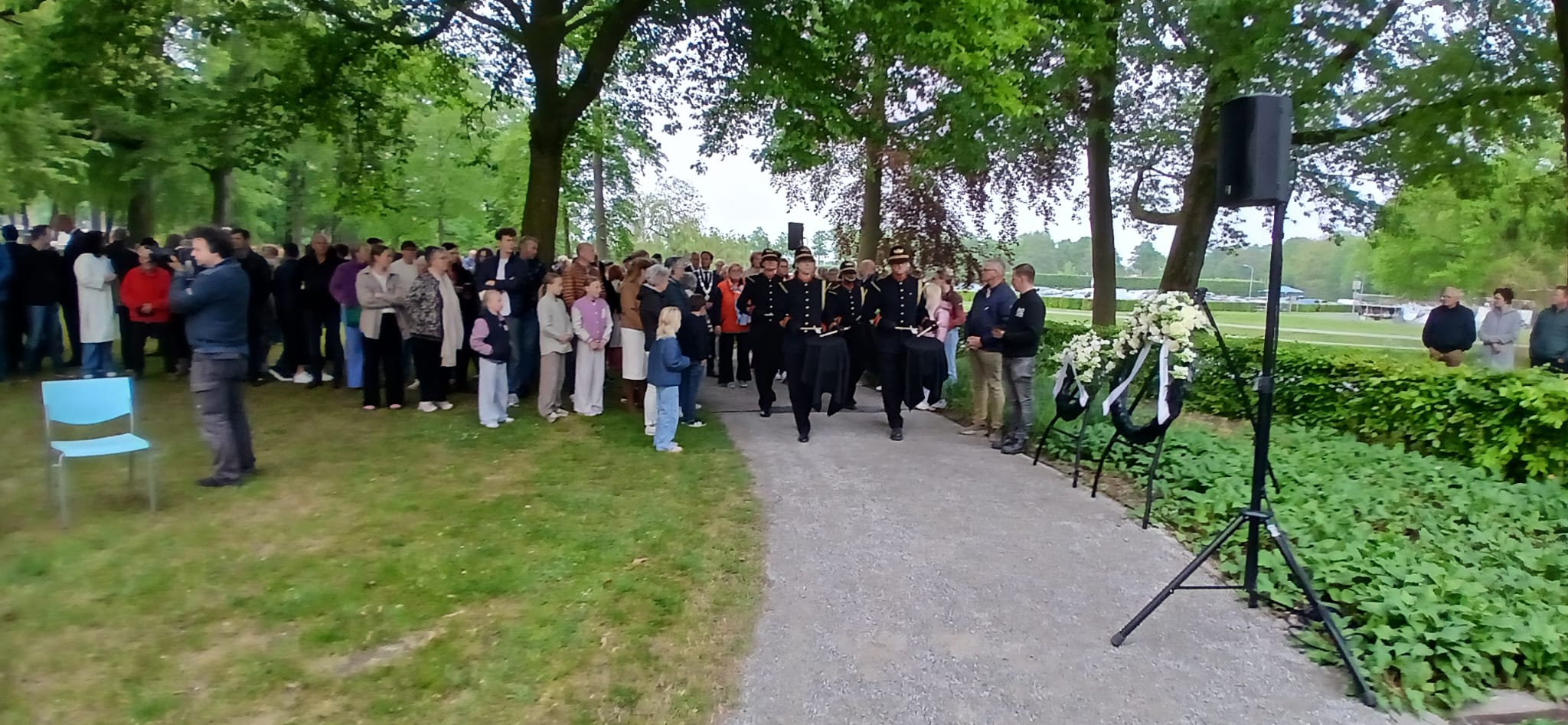 Foto: Herdenking Oorlogsslachtoffers in Elburg drukbezocht