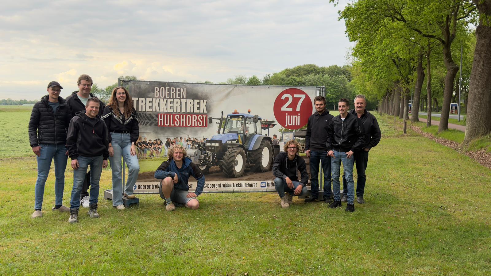 Christian (31) en zijn vrienden organiseren eerste Trekkertrek Hulshorst: 'Je doet het goe