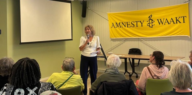 Foto: Jubileum Amnesty Nunspeet in teken van vrijheid en verbondenheid