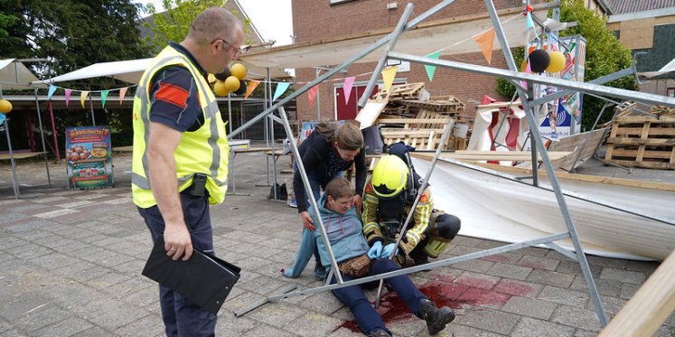 Foto: Brandweer Oldebroek gastheer van spectaculaire brandweervaardigheidstoets