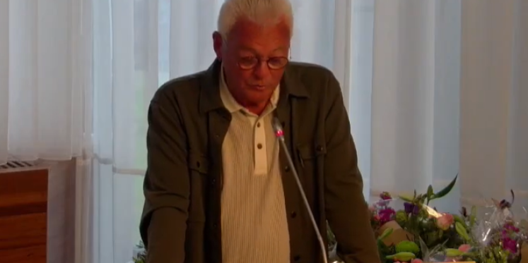 Foto: Harry Hollander doet oproep voor meer steun aan muziekverenigingen in Oldebroek