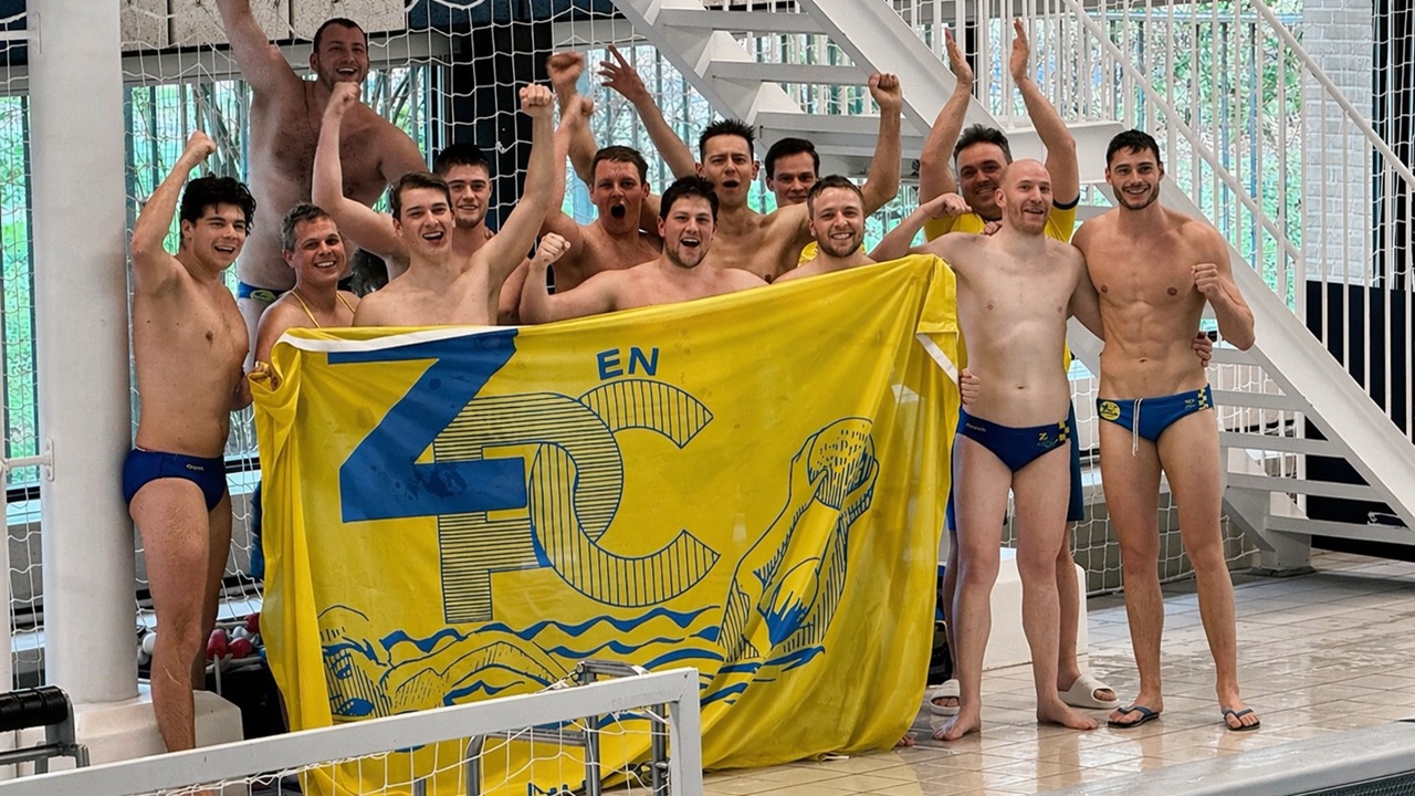 Waterpolomannen Nunspeet spelen bekerfinale in eigen zwembad