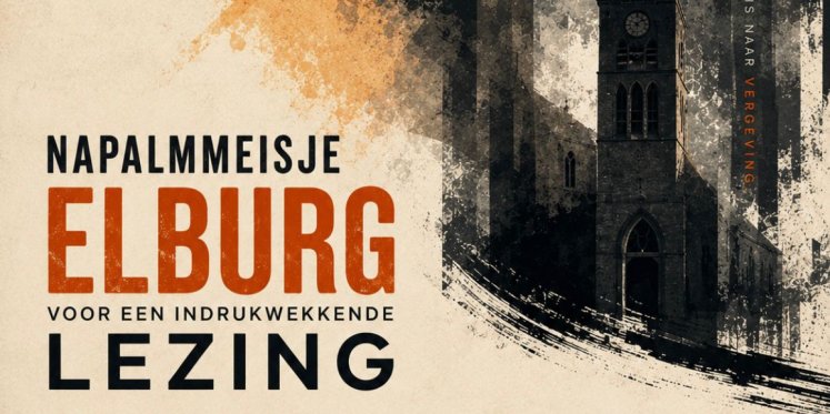 Foto: Lezing "napalm meisje" Kim Phuc. Verkoop kaarten gaat snel, reserveer op tijd!
