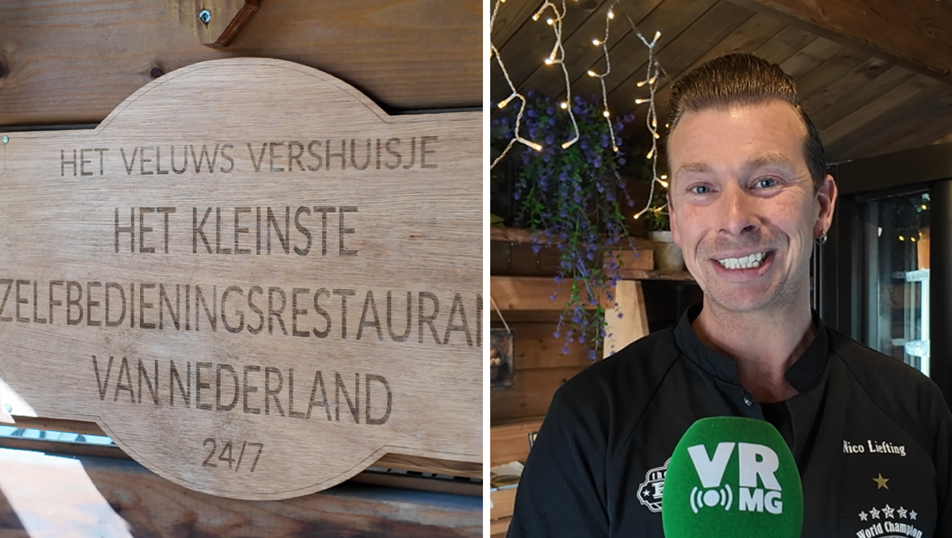 Foto: Hier staat 'het kleinste zelfbedieningsrestaurant van Nederland'