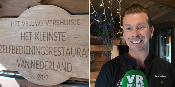 Foto: Hier staat 'het kleinste zelfbedieningsrestaurant van Nederland'
