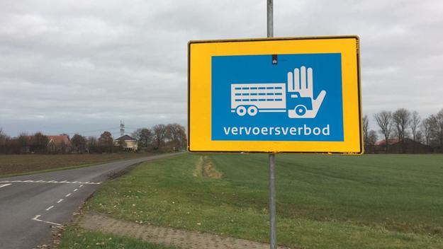 Foto: Deel gemeente Nunspeet binnen vogelgriepzone