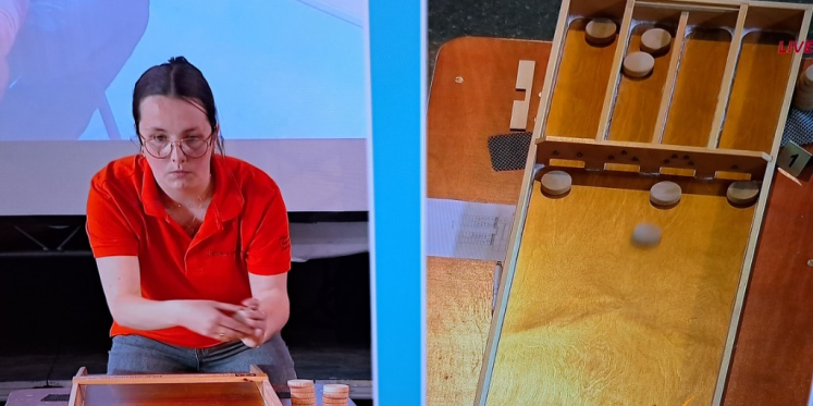 Foto: mooie resultaten bij WK Sjoelen