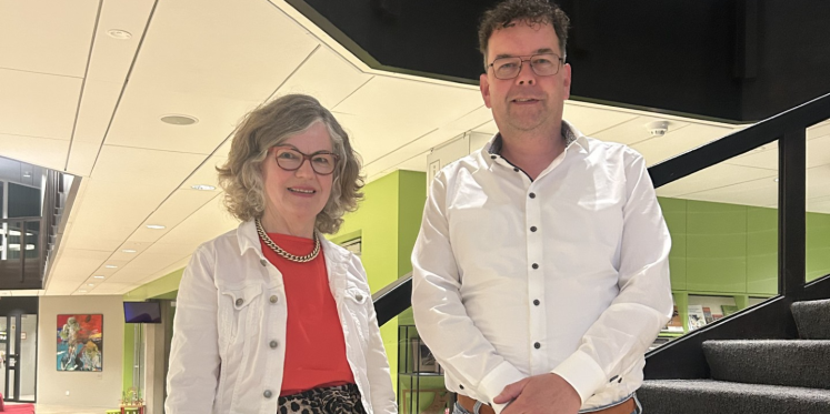 Foto: Evertje Port en Bertil Jansen beëdigd als commissieleden CVO