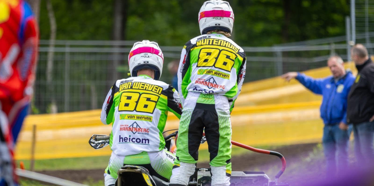 Foto: Ruben van Werven en Janick Buitenhuis worden dertiende op thuiscircuit