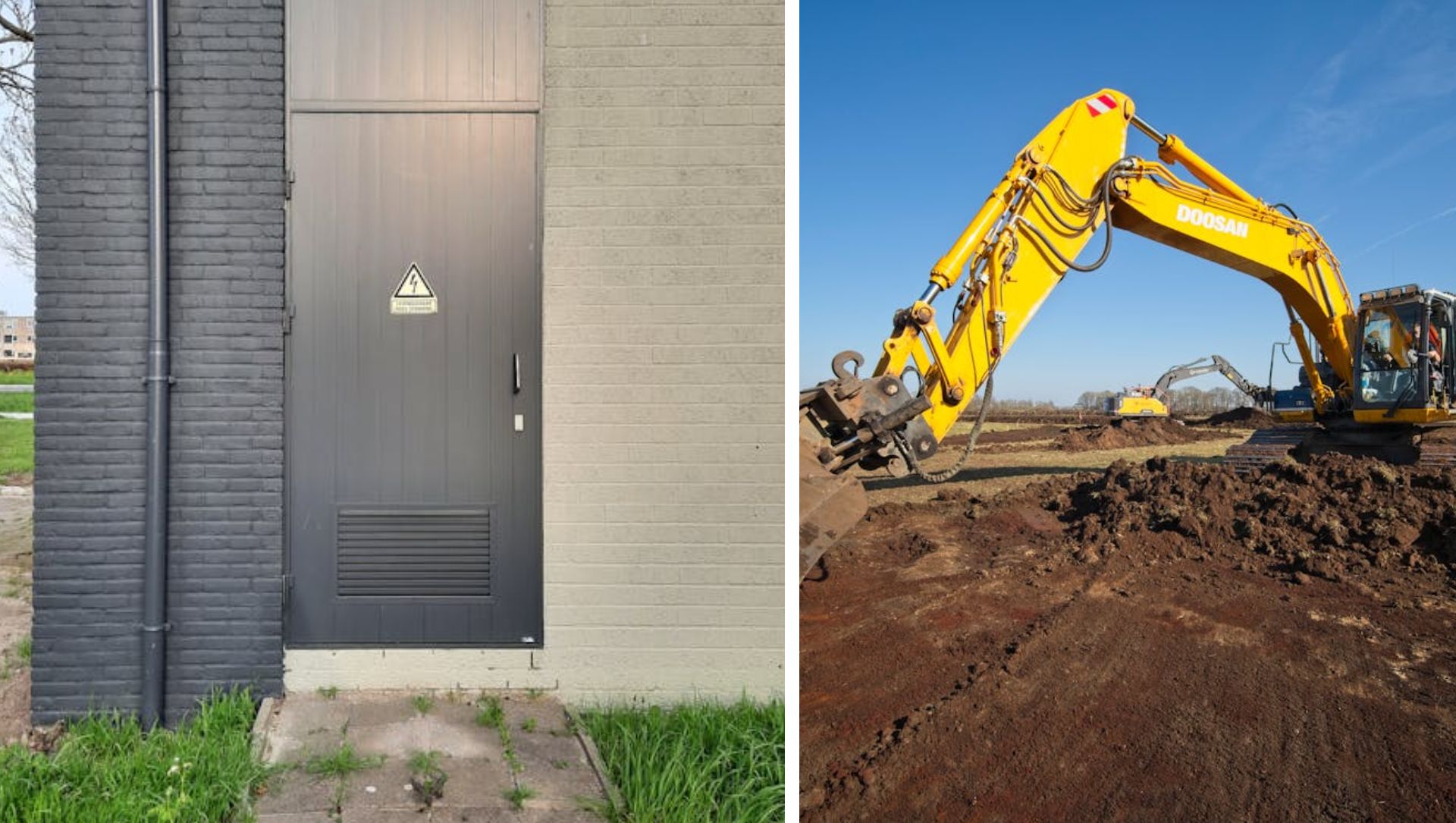 Foto: Vol stroomnet dwingt Ermelo tot graafwerk: woningbouw voorlopig gered