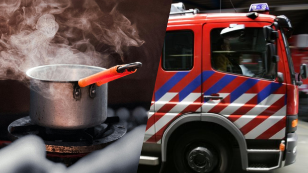 Foto: Man valt in slaap met pan op het vuur, buren grijpen in