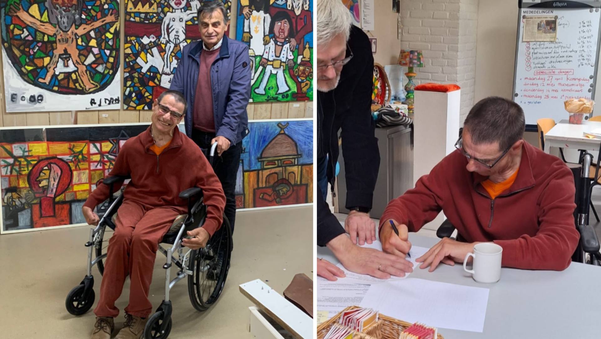 Foto: Van dagbesteding naar museumcollectie: kunstenaar Roel Heijmans krijgt internationale erkenning