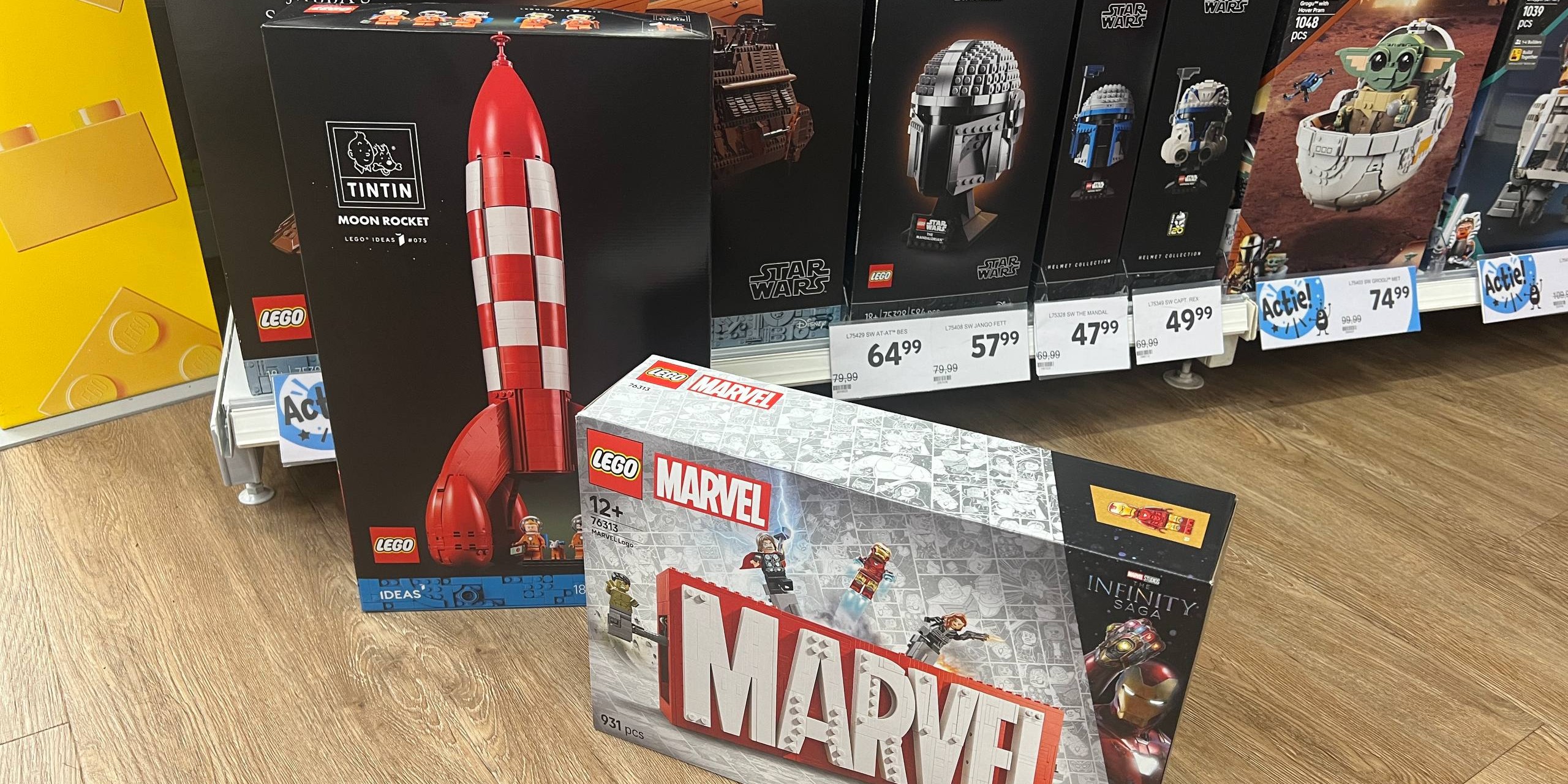 Foto: Grote Lego buit verdwijnt in boodschappentassen
