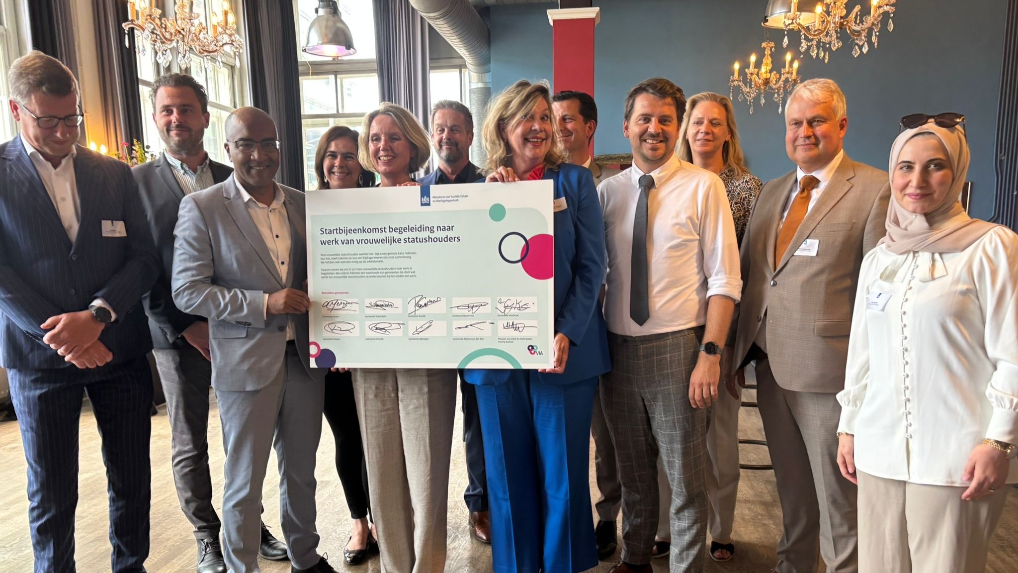 Foto: Barneveld start aanpak om vrouwelijke statushouders sneller aan werk te helpen
