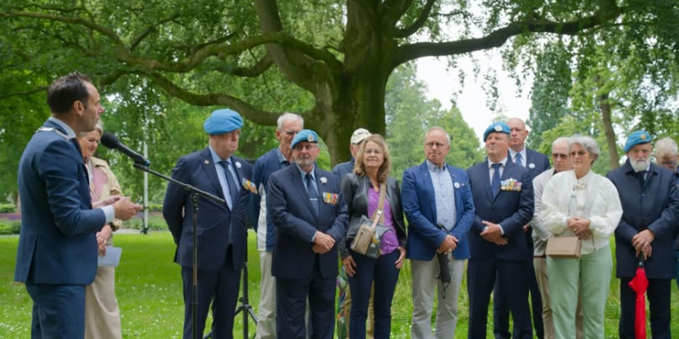 Foto: Onthulling veteranenmonument