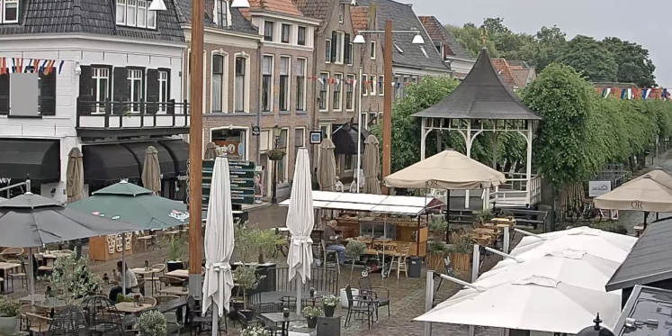 Foto: Webcam Vischmarkt Elburg weer online