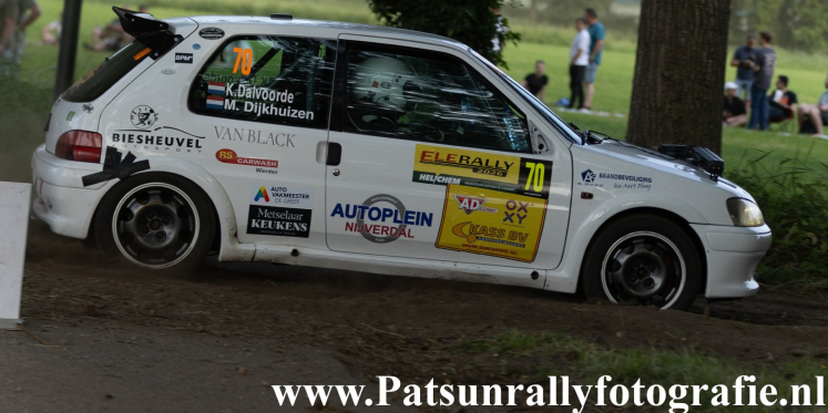 Foto: Wezeper Mark Dijkhuizen zet eerste stappen in rallysport met top-5 notering