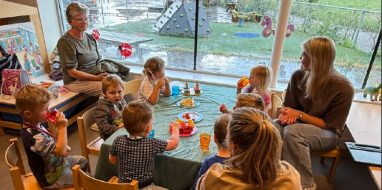 Foto: Wat een feest bij de peutervierdaagse van SKO