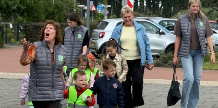 Foto: Wat een feest bij de peutervierdaagse van SKO