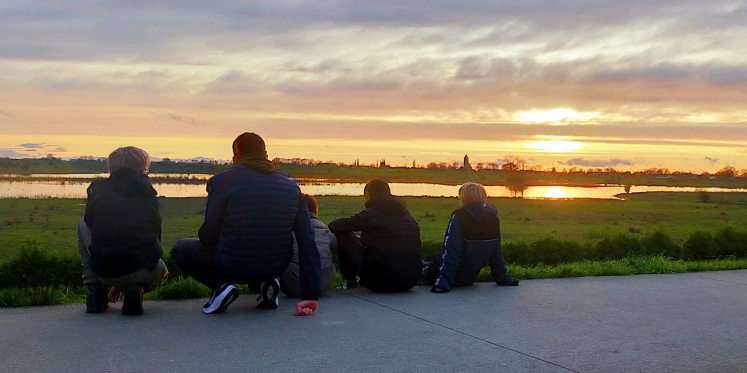 Foto: IVN organiseert excursie over laarzenpad in de Vreugderijkerwaard
