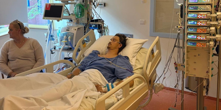 Foto: Bijna tien weken na horrorcrash verrast Levi (26) zelfs zijn artsen