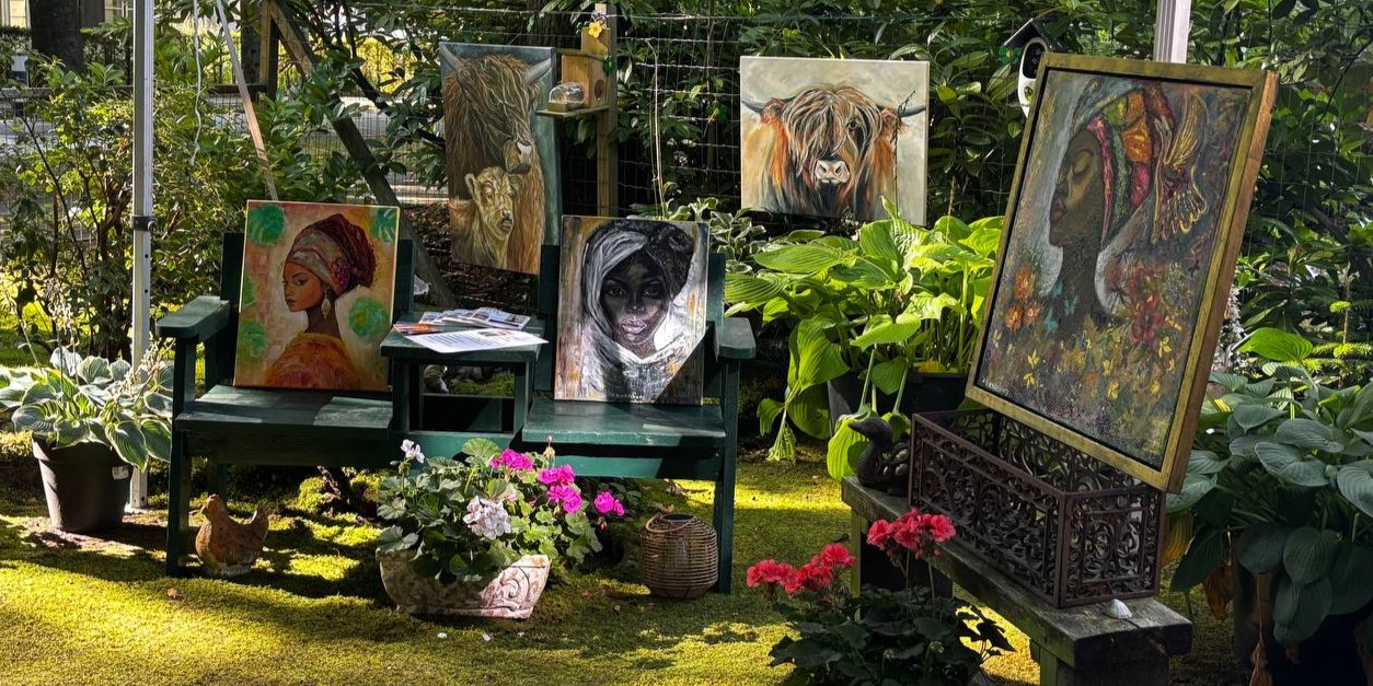 Foto: Kunst en gezelligheid tijdens schilderdag bij Ittmannshof