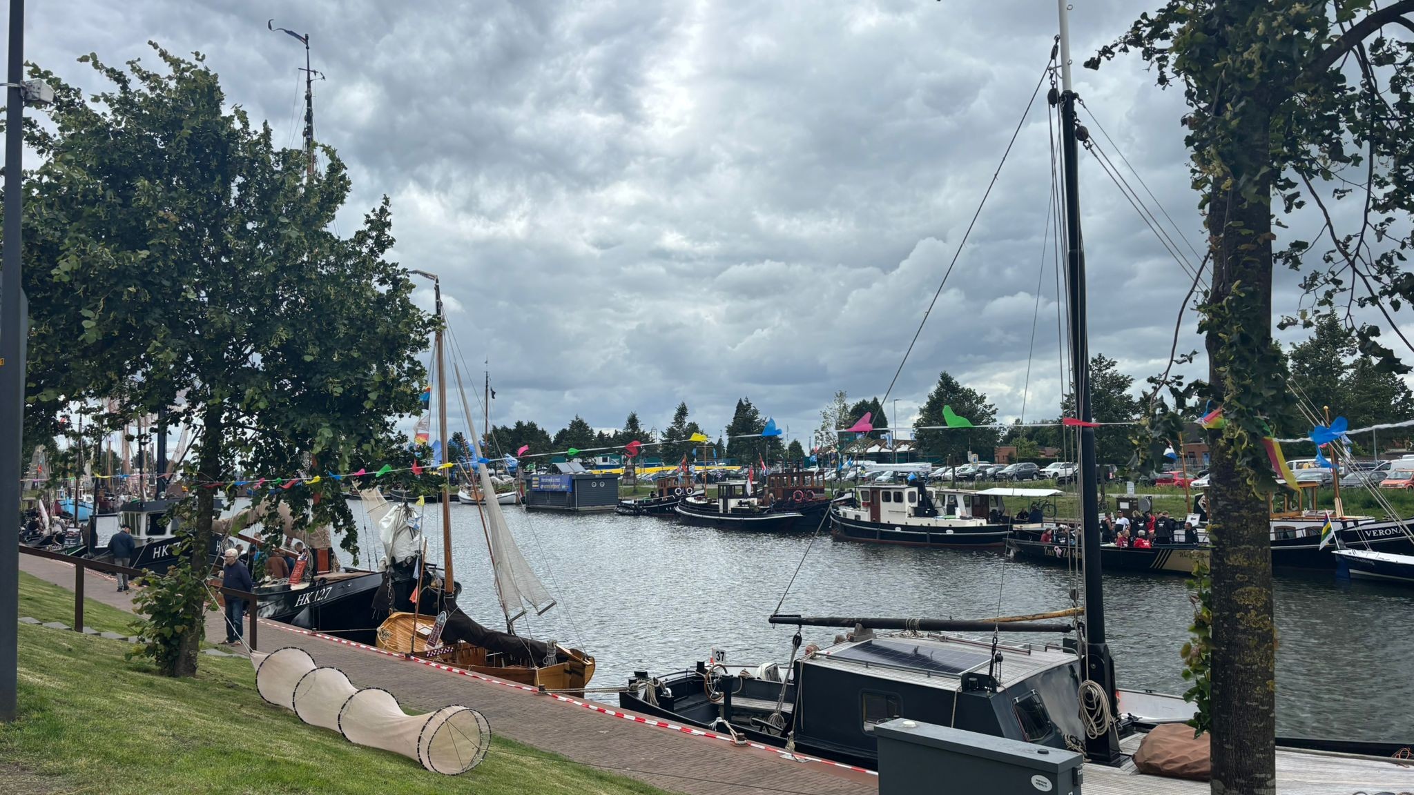 Foto: Ondanks het weer volop sfeer tijdens de Aaltjesdagen