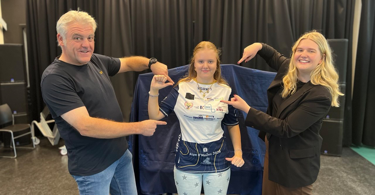 Foto: Met pijn, spierballen en doorzettingsvermogen naar de top: deze leerlingen halen fantastisch bedrag op