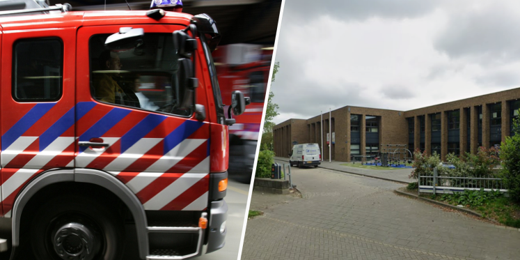 Foto: Meerdere scholen dicht na brand bij basisschool De Fontein in Barneveld