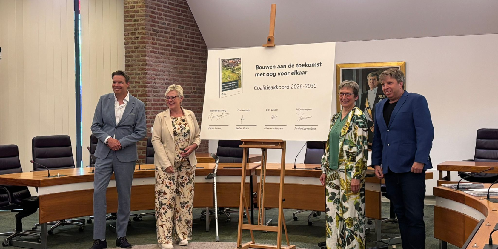 Nunspeet presenteert coalitieakkoord: Dit kan je verwachten