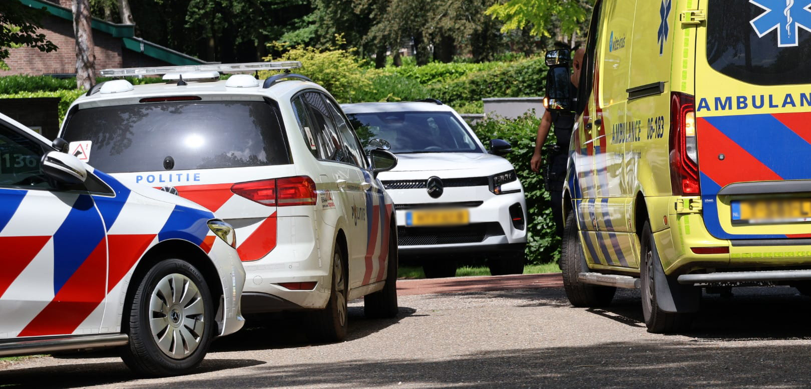 Foto: Fietser aangereden op Garderenseweg in Uddel