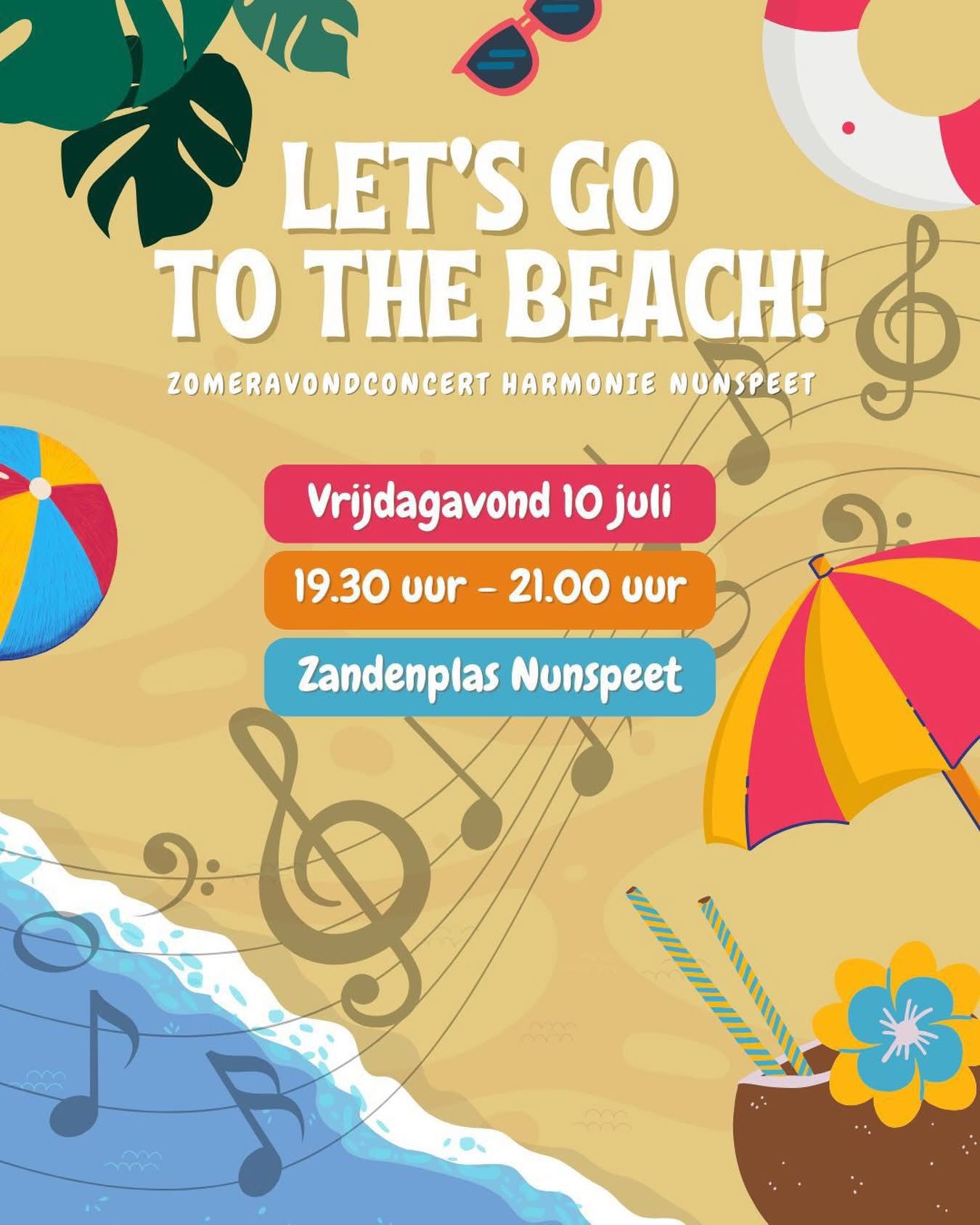 Foto: Let's go to the Beach met Harmonie Nunspeet