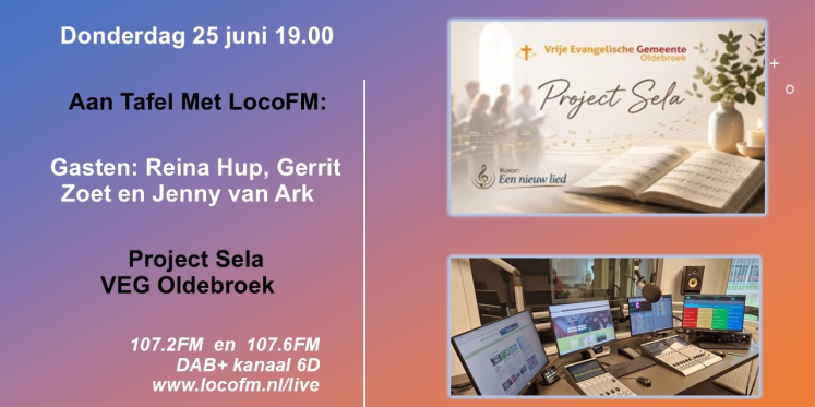 Foto: Projectkoor Sela centraal bij Aan Tafel Met LocoFM
