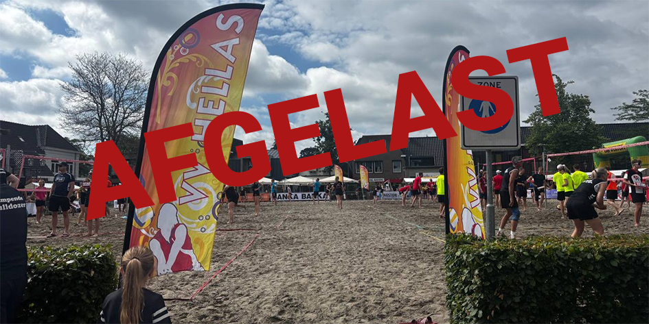 Hellas Beachvolleybaltoernooi afgelast vanwege hitte