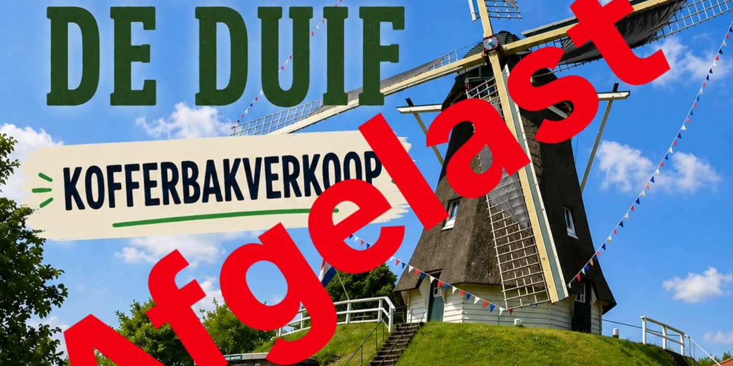 Foto: AFGELAST: Kofferbakverkoop Molen de Duif